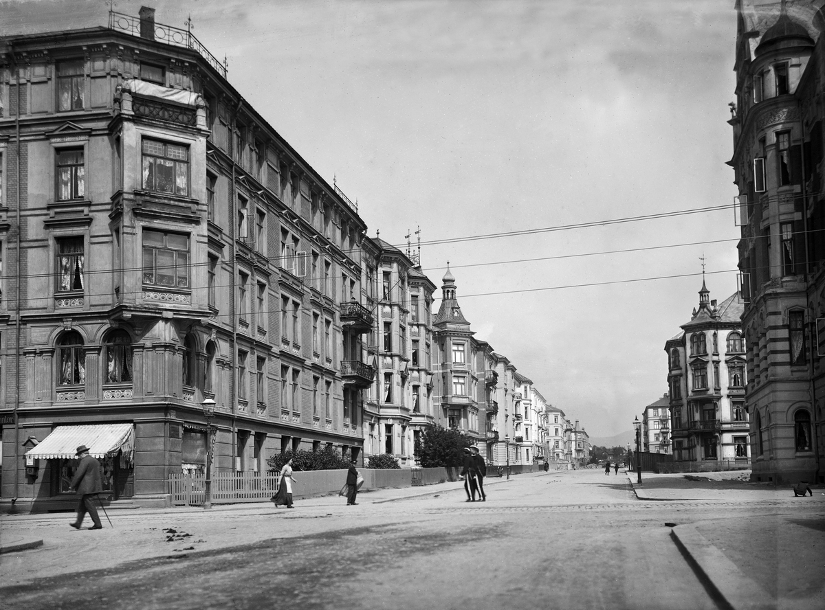 Bilde av Jacob Aalls gate fra 1910